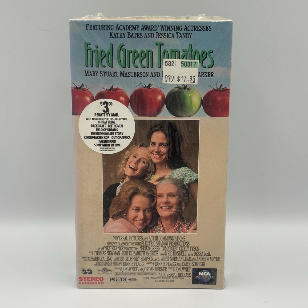 Fried Green Tomatoes (VHS; 1992) Kathy Bates RARE Sealed‎ BRAND NEW